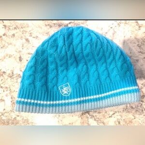Women Bula Winter Hat Beanie Teal Blue